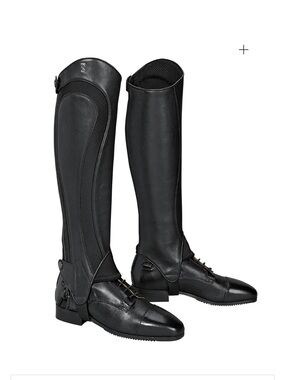 Tredstep Medici Air Half Chaps Black Size 12/16